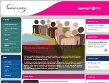 Tablet Screenshot of newham.info